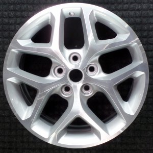 2016-2017 Buick Regal Silver 18-inch 5 Y-Spoke Machined Black Alloy Wheel (Remanufactured OEM)