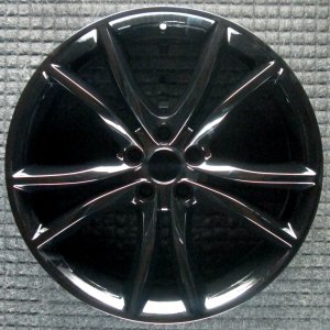 2016-2019 Dodge Charger Black 20x8 5 V-Spoke Gloss Black Alloy Wheel (Remanufactured OEM)