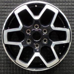 2021-2025 Ford Bronco Black 18-Inch 6 Double Spoke Machined Black Alloy Wheel (Remanufactured OEM)