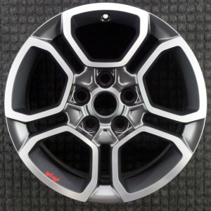 2022 Jeep Grand Cherokee L Black 18 Inch Open Spoke Alloy Wheel (Remanufactured OEM)
