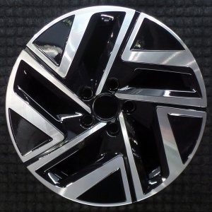 2022-2024 Volkswagen Jetta Black Machined Black Alloy Wheel (Remanufactured OEM)