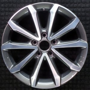 2023-2025 Acura Integra Black 17x7 10-Spoke Silver Aluminum Wheel (Remanufactured OEM)