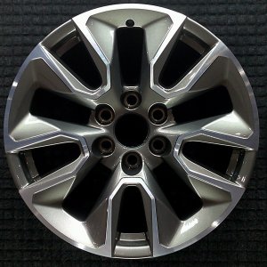 2021-2024 GMC Yukon Gray 20x9 10-Spoke Machined Charcoal Alloy Wheel (Remanufactured OEM)