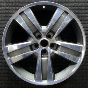 2011-2012 Jeep Liberty Black 20x7.5 Painted Silver Aluminum Wheel (Remanufactured OEM)
