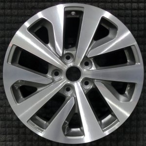 2020-2025 Subaru Outback Black 17x7 5-Spoke Machined Charcoal Alloy Wheel (Remanufactured OEM)