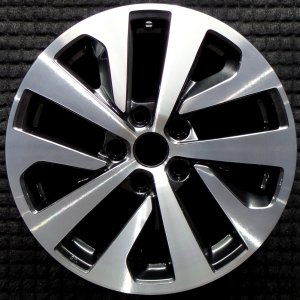 2020-2025 Subaru Outback Black 17x7 5-Spoke Machined Charcoal Alloy Wheel (Remanufactured OEM)