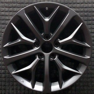 2020-2021 Honda Civic Black 5-Spoke Machined Black Alloy Wheel (Remanufactured OEM)