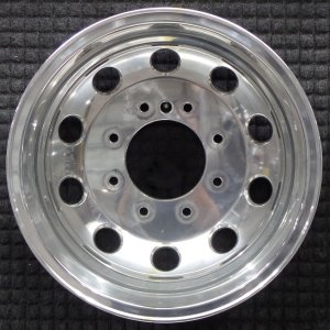 2019-2024 Ram 3500 Silver 17x6 Polished Aluminum Dually Outer Rear Wheel (Remanufactured OEM)