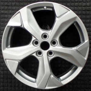 2021-2023 Ford Mustang Mach-E Silver 18x7 5-Spoke Flared Charcoal Alloy Wheel (Remanufactured OEM)