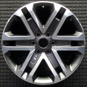 2021-2023 Ford F-150 Black 20x8.5 6-Spoke Machined Charcoal Alloy Wheel (Remanufactured OEM)