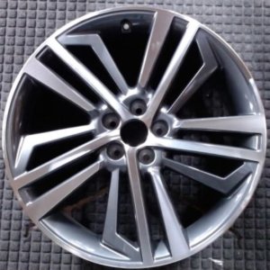 2018-2020 Audi Q5 Gray 20x8 5-Triple Spoke Silver Painted Alloy Wheel (Remanufactured OEM)
