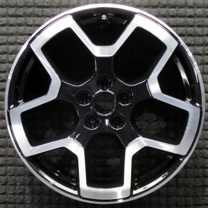 2021-2025 Ford Bronco Sport Silver 18x7 5 Y-Spoke Machined Black Alloy Wheel (Remanufactured OEM)