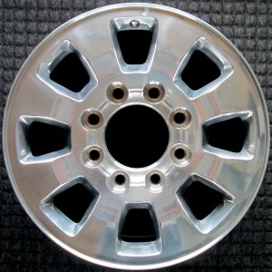 2016 Chevrolet Suburban 3500 HD Silver 18x8 8-Spoke Aluminum Alloy Wheel (Remanufactured OEM)