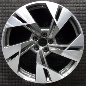 2020-2023 Audi Q8 e-tron Silver 20x9 5-Spoke Slotted Alloy Wheel (Remanufactured OEM)