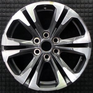 2021-2022 GMC Canyon Gray 17-inch 6-Split-Spoke Machined Charcoal Alloy Wheel (Remanufactured OEM)