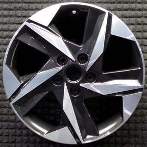 2021-2023 Hyundai Elantra Gray 17x7 Machined Charcoal Alloy Wheel (Remanufactured OEM)