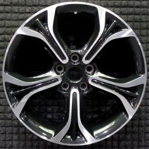 2019 Chevrolet Cruze Black 19x8.5 5 Split-Spoke Machined Charcoal Alloy Wheel (Remanufactured OEM)