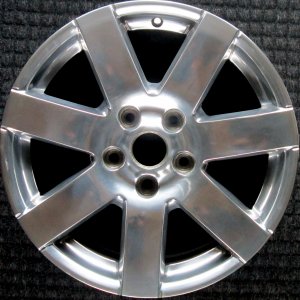 2011-2018 Jeep Wrangler Silver 7-Spoke Polished Alloy Wheel (Remanufactured OEM)