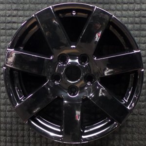 2011-2018 Jeep Wrangler Black 7-Spoke Polished Alloy Wheel (Remanufactured OEM)
