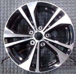 2020-2023 Nissan Sentra Black 16x6.5 5-Double Spoke Machined Black Alloy Wheel (New OEM)