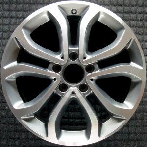 2015-2021 Mercedes-Benz C300 Black 17x7 10-Spoke Machined Charcoal Alloy Wheel (Remanufactured OEM)