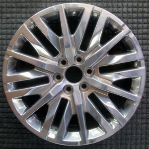 2022-2026 GMC Yukon Silver 22x9 18-Spoke Polished Aluminum Wheel (Remanufactured OEM)