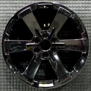 2015-2020 GMC Yukon Black 22-Inch 6-Spoke Painted Alloy Wheel (Remanufactured OEM)
