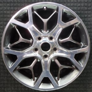 2018-2022 Jeep Grand Cherokee Black Double Y-Spoke Polished Charcoal Alloy Wheel (Remanufactured OEM)