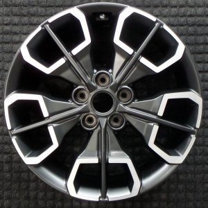 2022-2024 Hyundai Santa Cruz Black 18x7.5 Machined Black Alloy Wheel (Remanufactured OEM)
