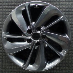 2017-2019 Kia Niro Black 18-inch 5-Split Spoke Machined Gray Alloy Wheel (Remanufactured OEM)