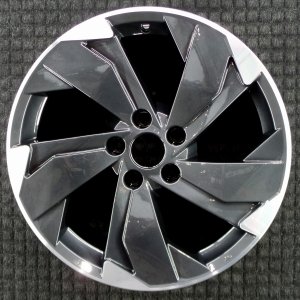 2024-2025 Nissan Rogue Black 18x7.5 5-Spoke Silver Machined Alloy Wheel (Remanufactured OEM)