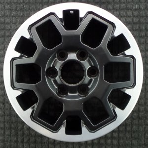 2024-2025 Toyota Tacoma Black 17x7.5 Black Machined Alloy Wheel (Remanufactured OEM)