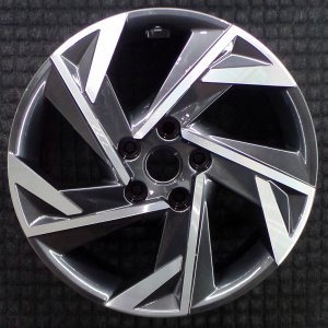 2024-2025 Hyundai Elantra Black 17x7 5-Spoke Machined Charcoal Alloy Wheel (Remanufactured OEM)