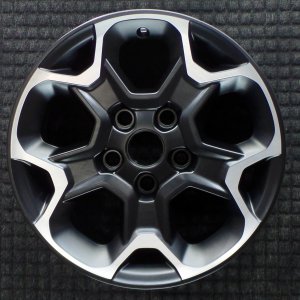 2020-2023 Jeep Wrangler Black 17x7.5 5 Y-Spoke Machined Black Alloy Wheel (Remanufactured OEM)