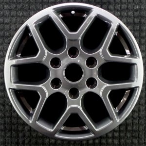 2024-2026 Ford Ranger Gray 17x7.5 Split 5-Spoke Painted Charcoal Alloy Wheel (Remanufactured OEM)