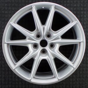 2024-2025 Ford Mustang Silver 19x8.5 10-Spoke Silver Alloy Wheel (Remanufactured OEM)