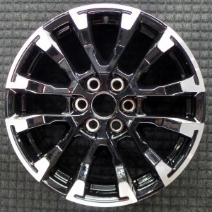 2024-2025 Chevrolet Traverse Black Machined Black Alloy Wheel (Remanufactured OEM)