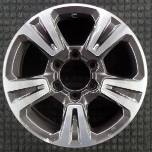 2016-2020 Toyota Tacoma Black 17x7.5 5-Spoke Machined Alloy Wheel (Remanufactured OEM)