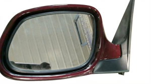 2003-2006 Porsche Cayenne Burgundy Power Door/Side View Mirror - Left (Driver) (Used OEM)