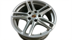 2010-2013 Porsche Panamera 19x10 5 Double Spoke Alloy Rear Wheel (Used OEM)