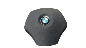 2007-2011 BMW 335i Black Steering Wheel Air Bag - Left (Driver) (Used OEM)