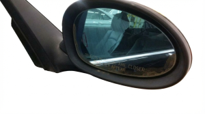 2007-2009 BMW 328i Black Power Door/Side View Mirror Housing - Right (Passenger) (Used OEM)