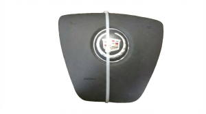 2011-2012 Cadillac Escalade Black Steering Wheel Air Bag - Left (Driver) (Used OEM)