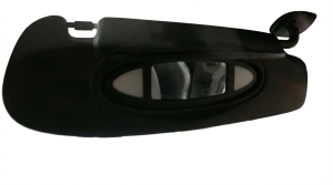 2005-2013 Porsche 911 Black Illuminated Sun Visor - Right (Passenger) (Used OEM)