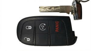 2017-2025 Jeep Compass 4-Button Smart Key Remote Start Keyless Entry Transmitter (Used OEM)
