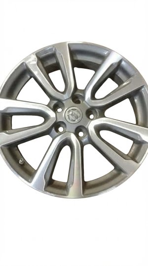 2013 INFINITI JX35 Silver 18x7.5 5-V Spoke Machined Charcoal Alloy Wheel (Used OEM)