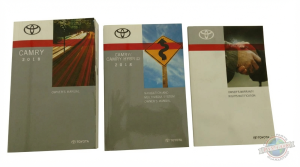 2018 Toyota Camry 2-Piece Owners Manual Without Cover (Used OEM)