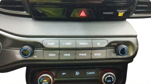 2019-2021 Hyundai Veloster Radio Control Panel (Used OEM)