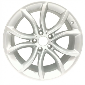 2015-2019 BMW X6 Silver 18mm Offset Silver V-Spoke Alloy Wheel (New OEM)