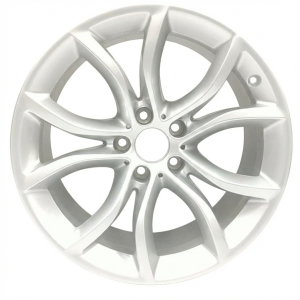 2015-2019 BMW X6 Silver 18mm Offset Silver V-Spoke Alloy Wheel (New OEM)